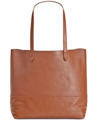 macys leather tote bags