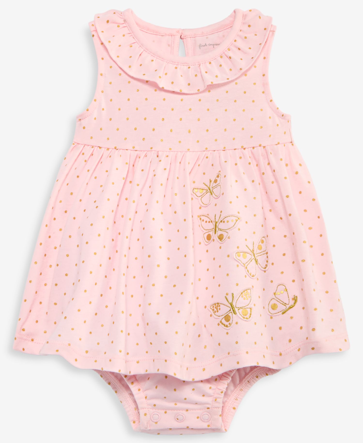 Baby Girls' Butterfly Sunsuit