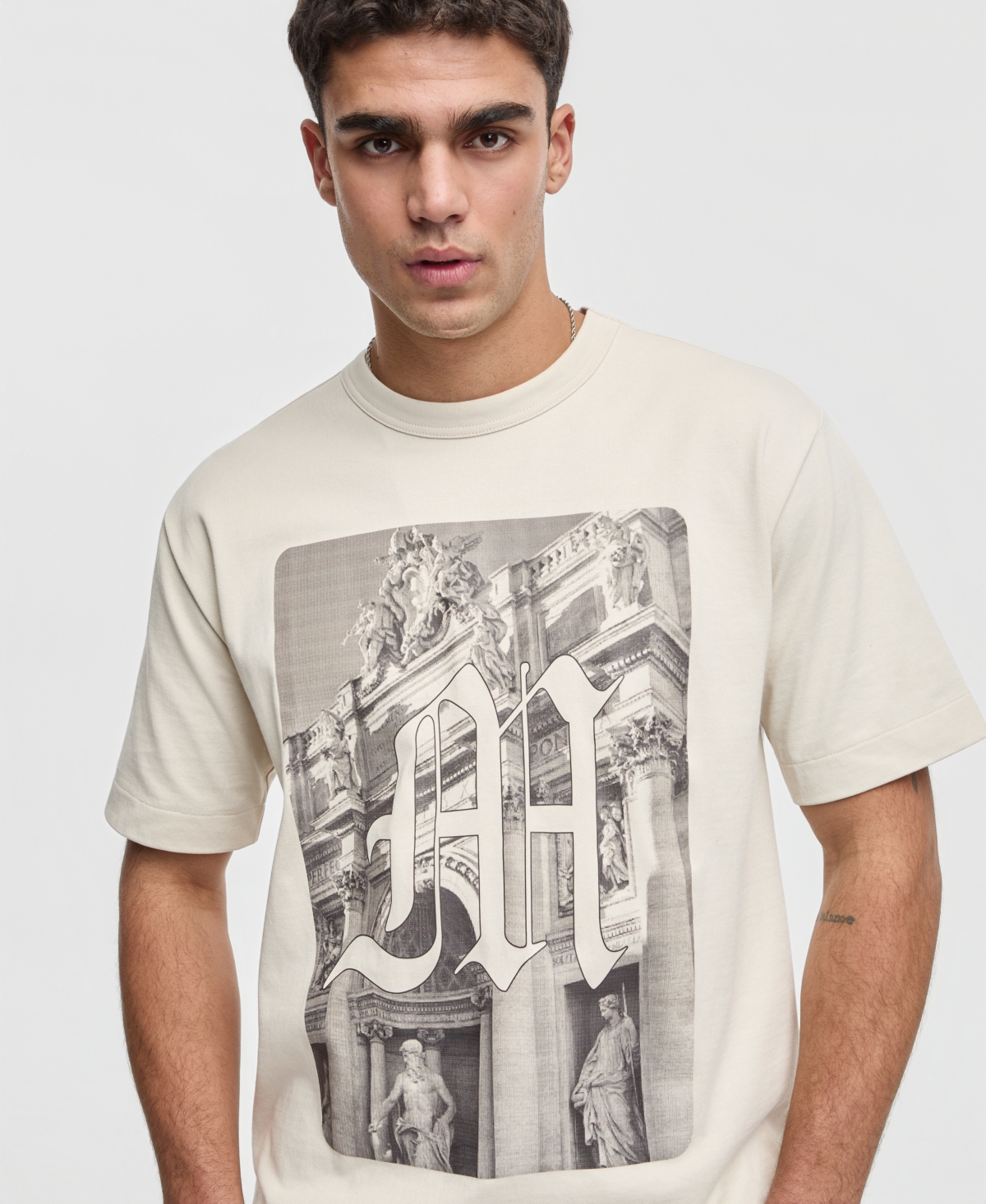 Mode of One Men's Relaxed-Fit Rome Graphic T-Shirt, Macy's Exclusive
