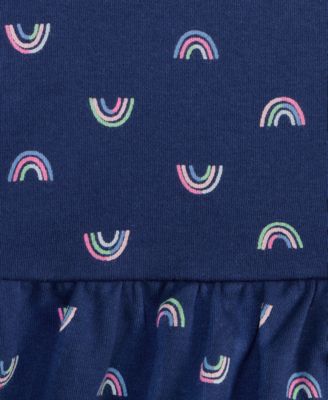 Baby Girls' (3-24) Rainbow Peplum T-Shirt