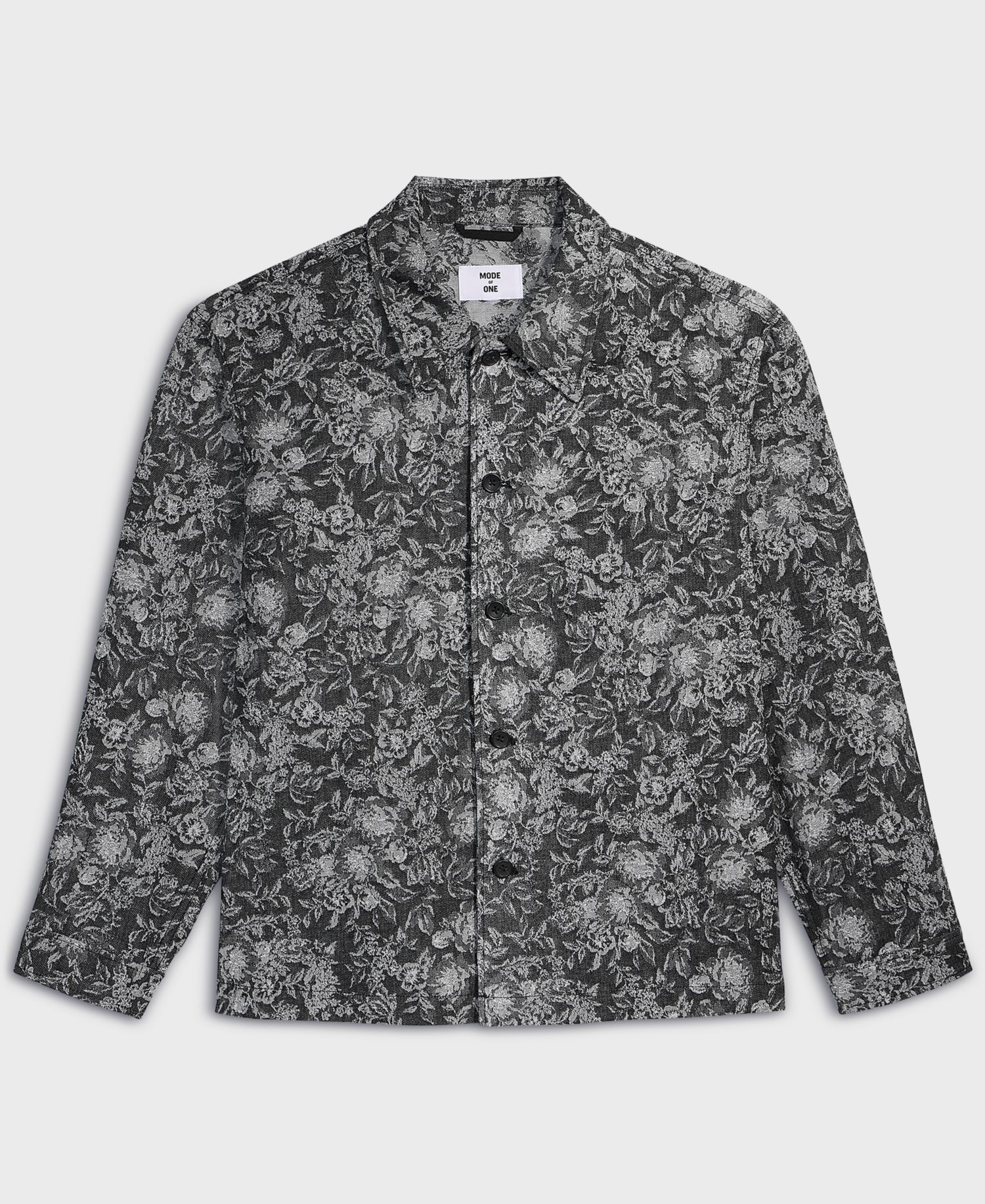 Men's Relaxed-Fit Floral Overshirt