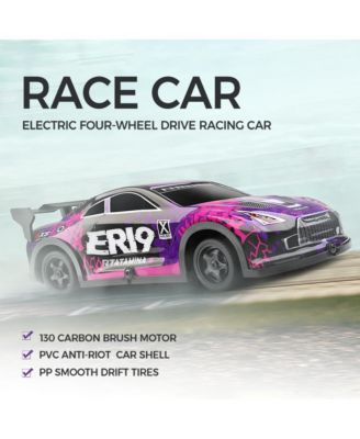 1:22 4WD Speed & Drift RC Car with LED Lights & Switchable Tire System