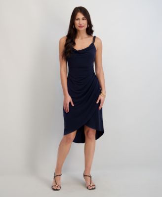 Women's Chain-Trim Midi Bodycon Dress