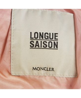 Women's Pink Nylon Belted Puffer Jacket