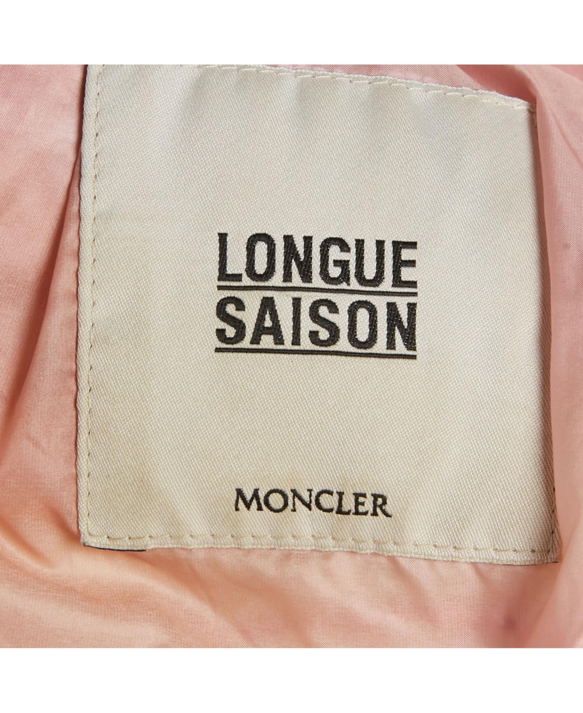 Pre-Owned Moncler Women's Pink Nylon Belted Puffer Jacket