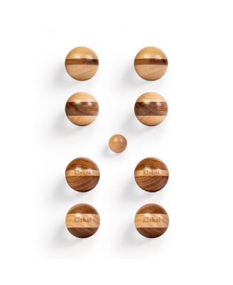 Hevea Wood 72mm Travel Bocce Set