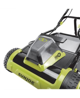 Cordless Push Reel Mower, 15” Yard Trimmer w/ Collection Bag, 24V-CRLM15