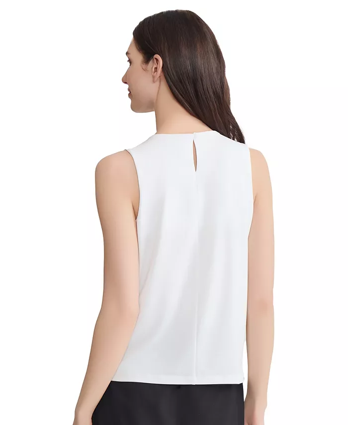 Women's Pleat Front Crewneck Top - thumbnail 8