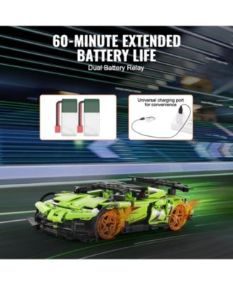 STEM Robot and Car Building Kit with Remote Control and Programming Features