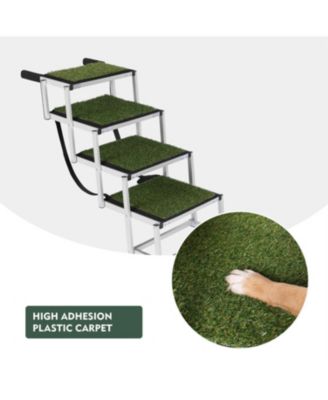 Dog Stairs for Large Dogs with Non-Slip Surface & Reinforced Design in Green