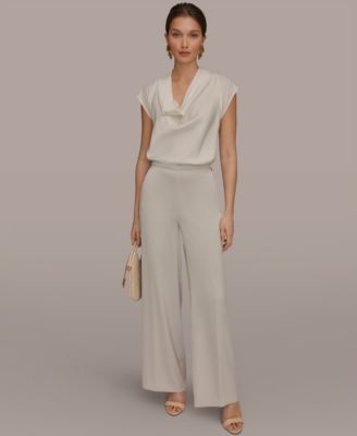 Women's Wide Leg Pull-On Pants