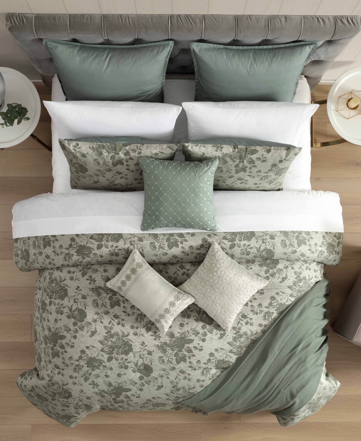 Macy's Guthrie Floral 14-Pc. Comforter Set