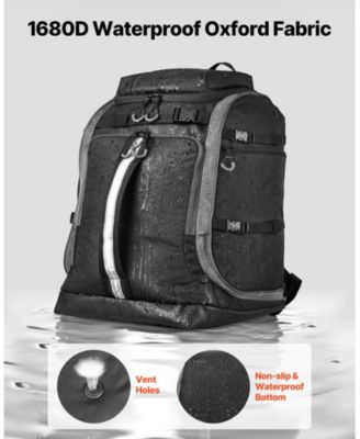 65L Ski Waterproof Boot Bag Travel Backpack