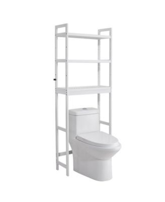 Over-The-Toilet Storage Shelf, 3-Tier Bathroom Space Saver Organizer Rack