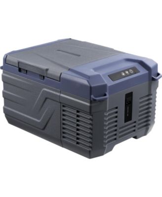 9L Single Zone Car Refrigerator Freezer, -4°F to 68°F, 12/24V DC & 100-240V AC, Portable Compressor Cooler