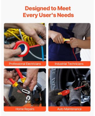 50-Piece Insulated Screwdriver Set, 1000V Electrician Tool Kit with Magnetic Tips, T-Handle Hex Wrench & Voltage Tester