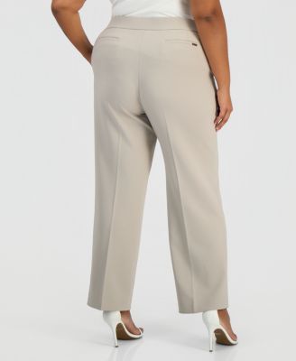 Plus Size High Rise Pull-On Pants