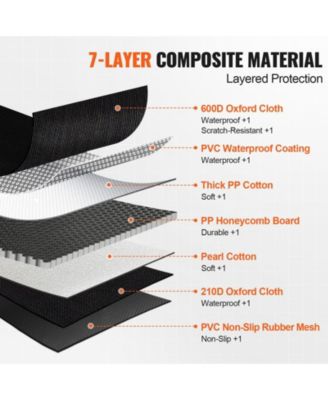 Dog Car Seat Extender | Hard-Bottom Hammock Bed, Mesh Window, 350 lb Support