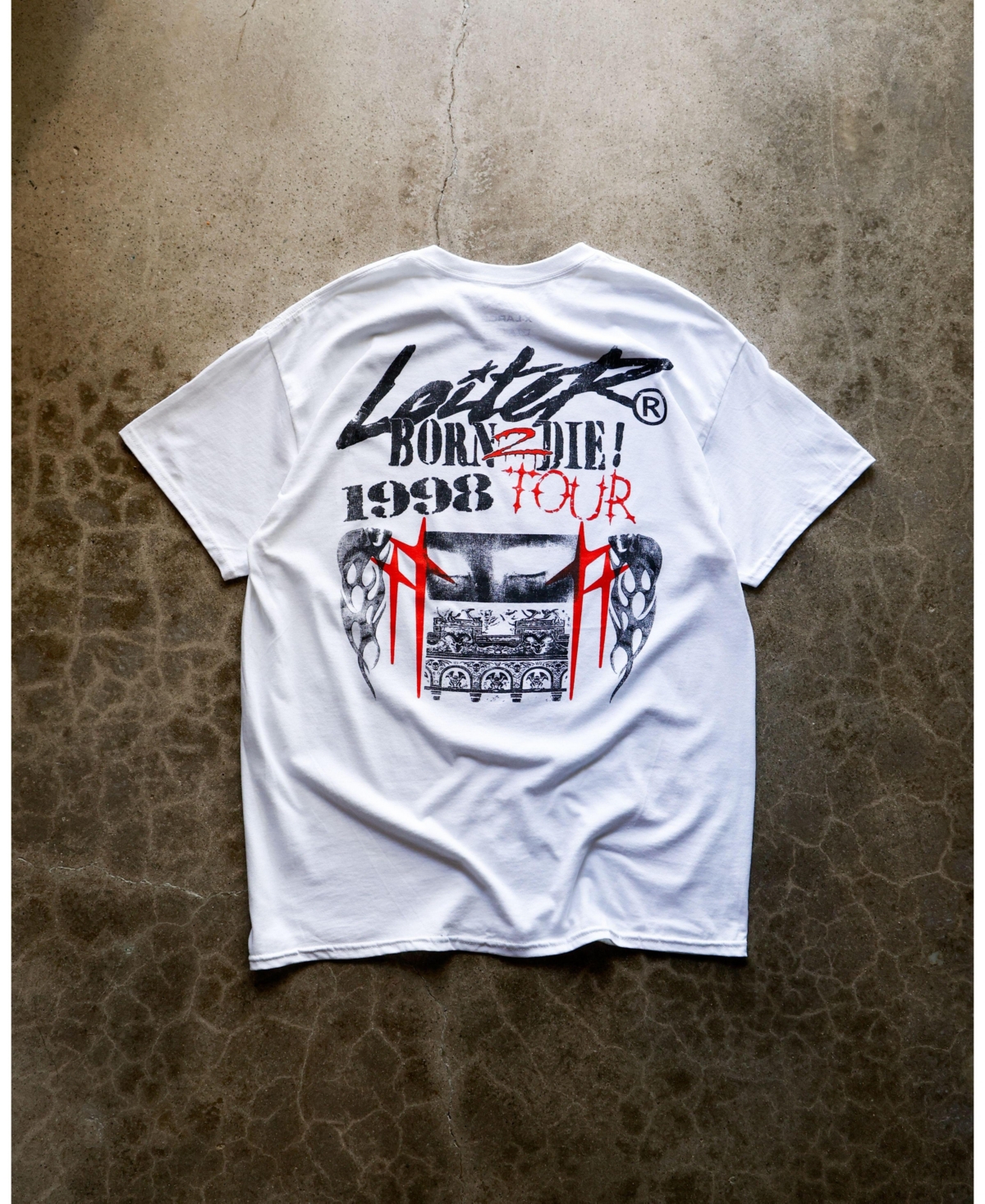 Loiter Men's Bad Boy Vintage T-Shirt White