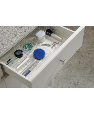 Expandable Makeup Organizer Tray for Bathroom Drawers - Clear