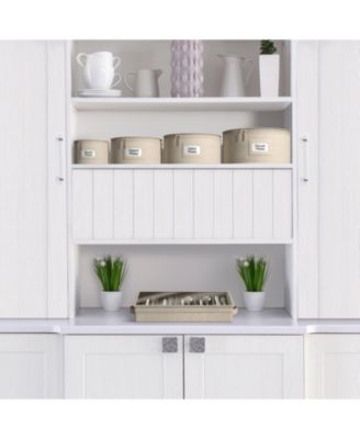 China Storage Containers – Dinnerware Organizer for Dinner Plates with Lid (Holds Service for 12) with Felt Protectors – 12 x 6.25