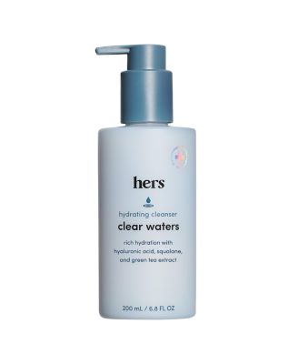 Clear Waters Hydrating Cleanser - Face Wash Made for All Skin Types -Contains Hyaluronic Acid, Squalane, and Green Tea Extract - 6.8 fl oz