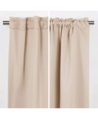 52x120 Inch Thermal Blackout Curtain Panels, Set of 2