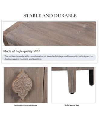 Carved Flower Door Handle for Cabinet, Living Room, Kitchen