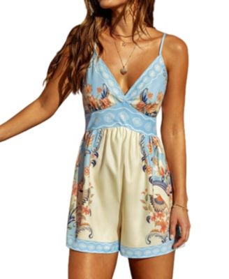 Women's Bahamian Sunshine Floral Romper