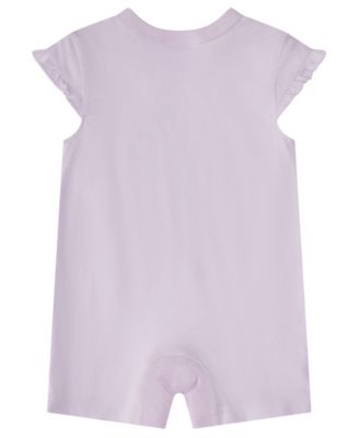 Baby Girls' Cap Short-Sleeve Graphic Romper