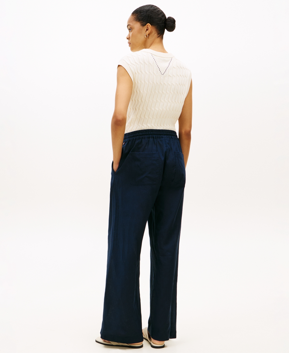 Tommy Hilfiger Women's Wide-Leg Pull-On Pants