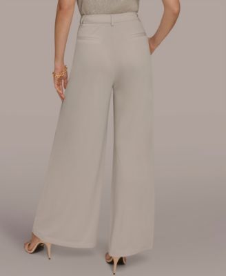 Women's Pleated Zip-Fly Pants