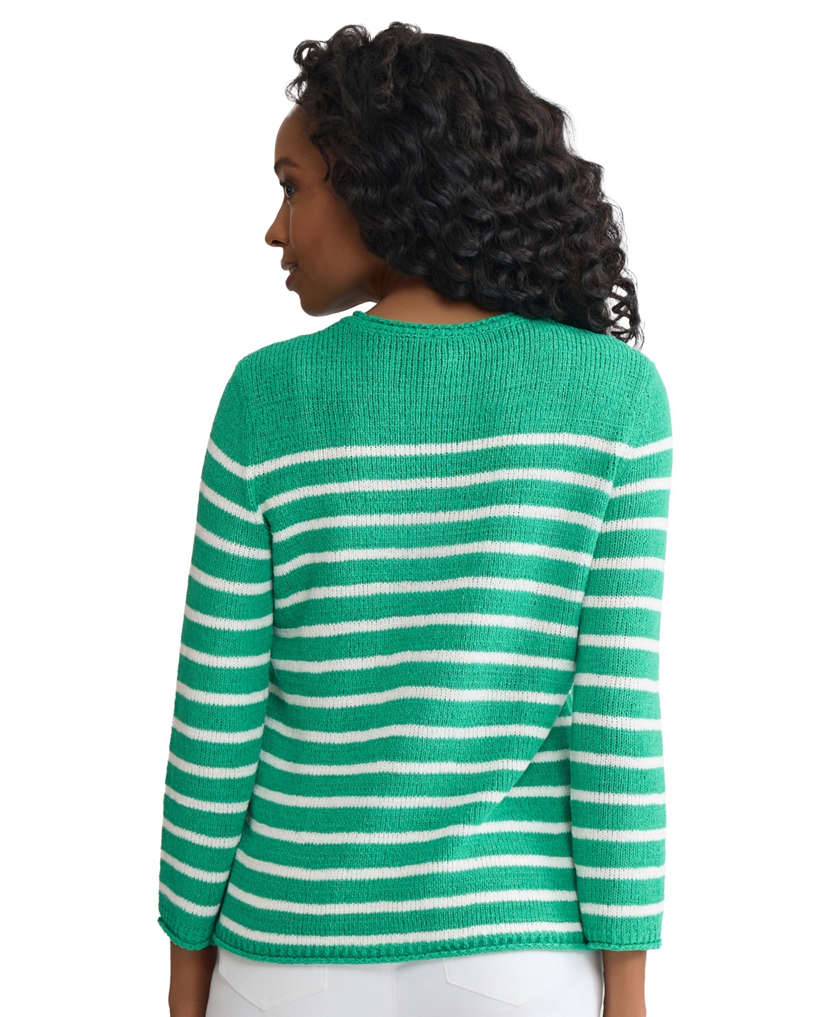 Jones New York Women's Crew Neck Top