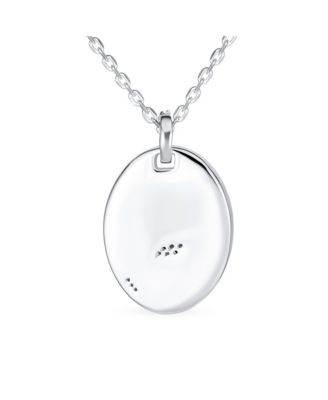 Oval Inlay Style Nature Bird Cameo Pendant Necklace .925 Sterling Silver