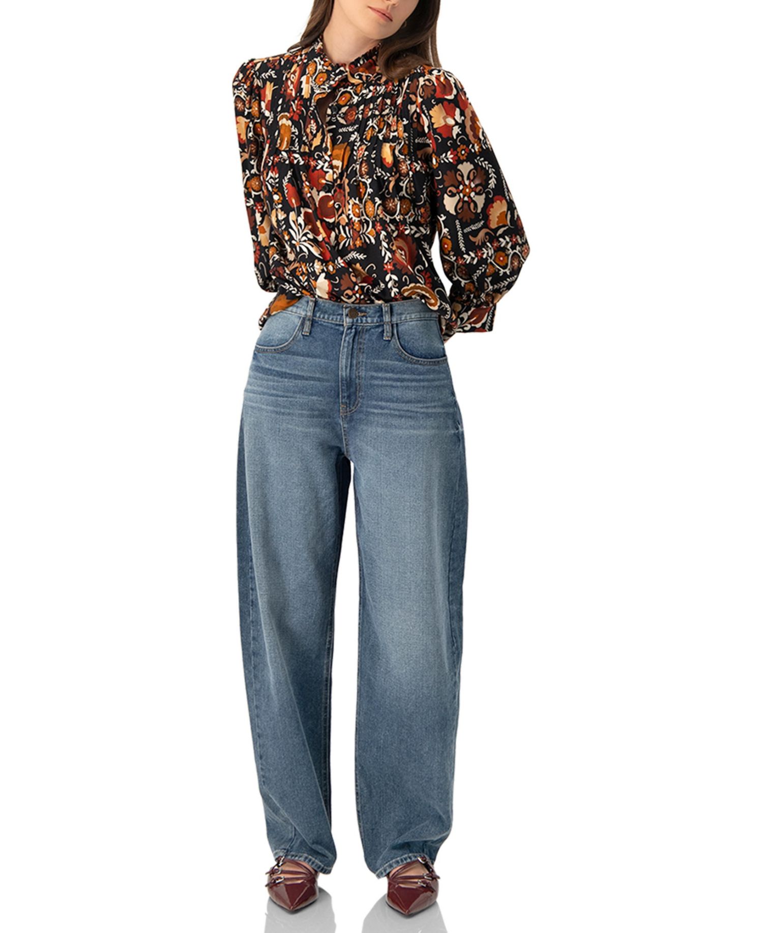 Women's Printed Long Sleeve Shirt