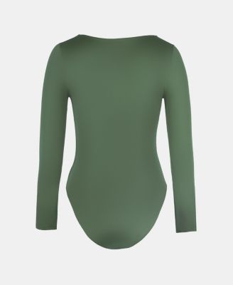 Women's UV-Protective Long Sleeve One Piece Rashguard Swimuit