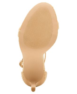 Brazen Two-Piece Stiletto Dress Sandals