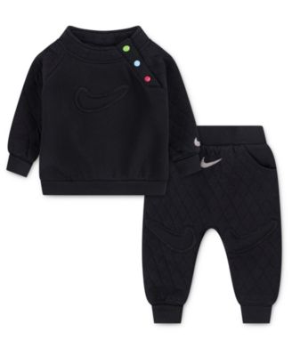 Baby Boys' Mock Neck Sweatshirt and Joggers, 2-Piece Set