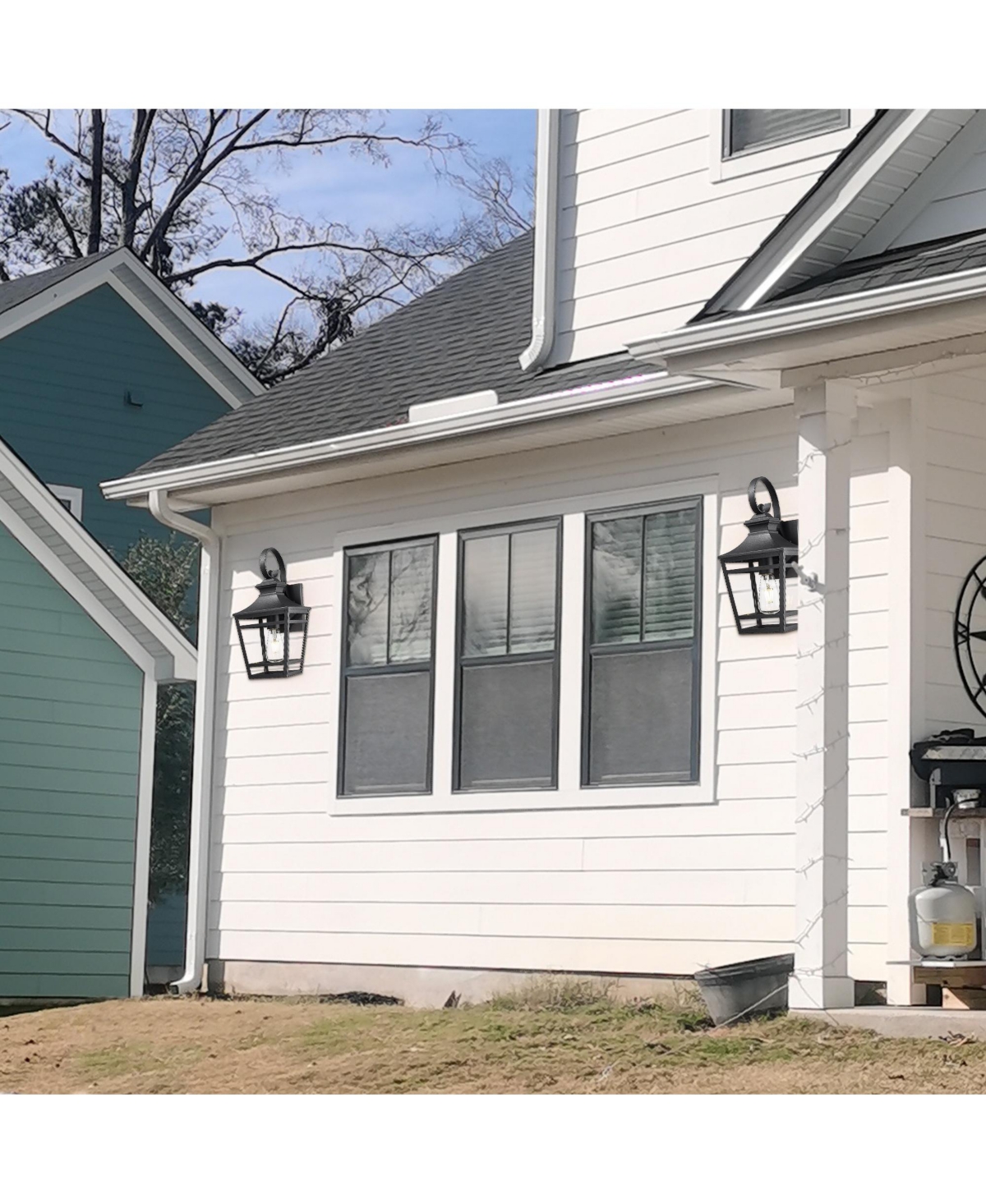 Flynama Large Outdoor Wall Lights for House Exterior Lighting Fixtures Wall Mount Outdoor Porch Lights Waterproof