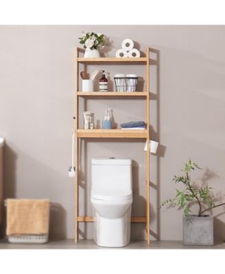 Over-The-Toilet Storage Shelf, 3-Tier Bathroom Space Saver Organizer Rack