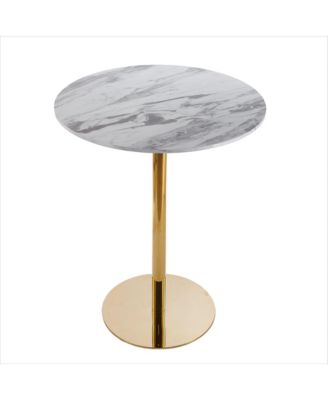 31.5" Folding Bar Table for 2-4 people With Round Table Top