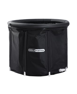120 Gal Cold Water Ice Bath Tub, Portable Plunge Recovery Tub with Lid