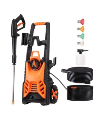 Electric Pressure Washer, 4500 PSI Max, 3.2 GPM, 4 Quick-Connect Nozzles, Foam Cannon, High Power Cleaning Machine