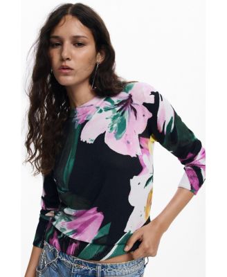 Women's Fine floral sweater