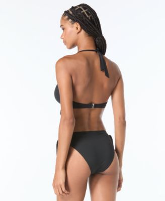 Michael Kors Women's Grommet Halter Bikini Top