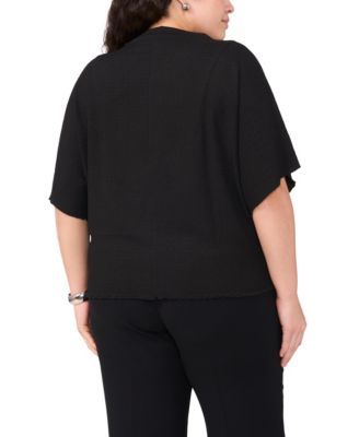 Plus Size Cowl Neck Boxy Top