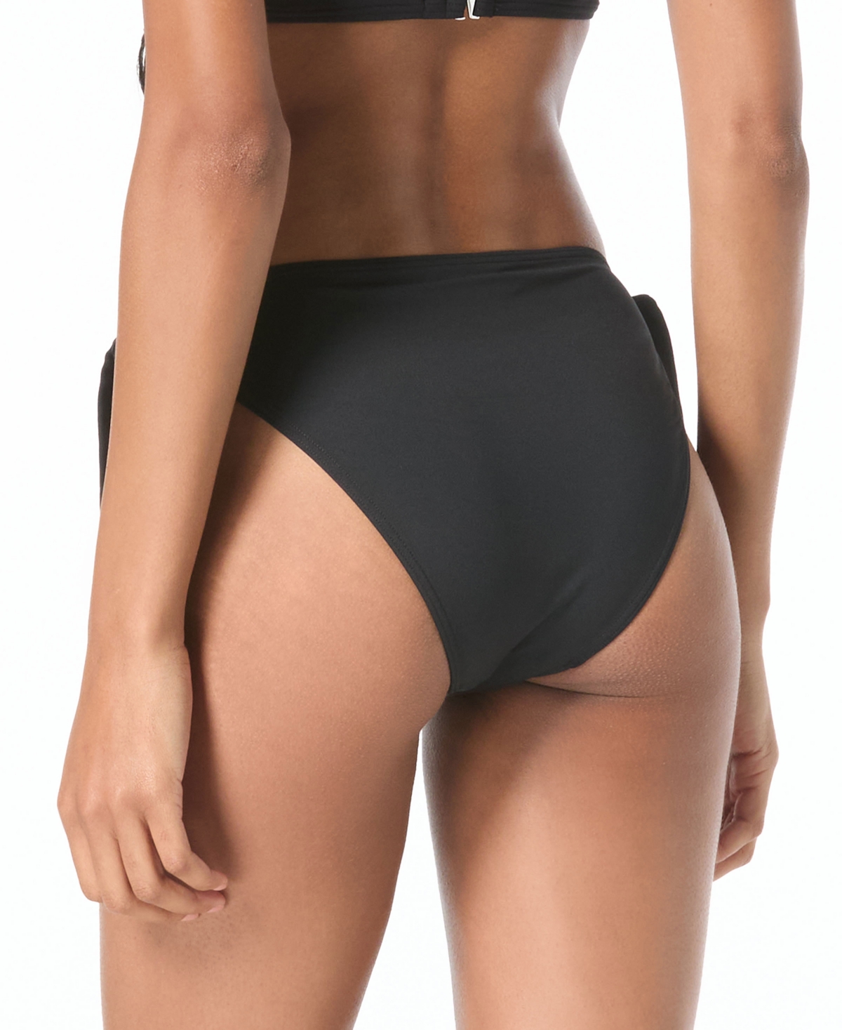 Michael Kors Women's Grommet Mid Rise Swim Bottoms