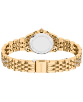 Women's Lexington Three-Hand Gold-Tone Stainless Steel Watch, 26mm