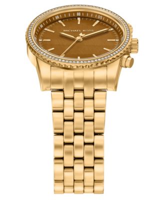 Women's Bryant Three-Hand Gold-Tone Stainless Steel Watch, 35mm