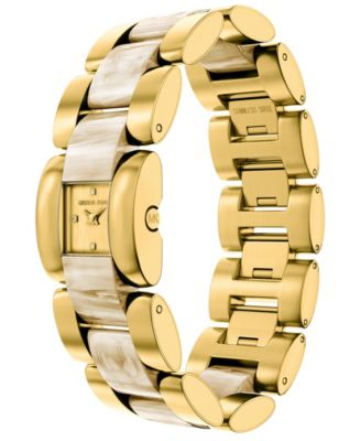 Women's Darrington Two-Hand Alabaster Acetate and Gold-Tone Stainless Steel Watch, 24mm